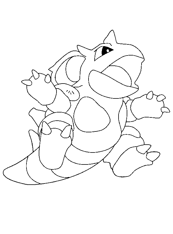 coloriage Pokemon carapace